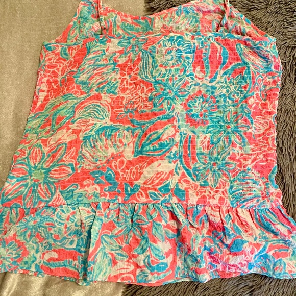 Lilly Pulitzer Ruffle Bottom Tank - Picture 3 of 3
